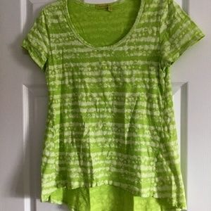 Fresh Produce cotton high low short sleeve top